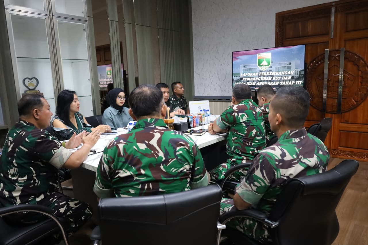 Kodam XIX/Tuanku Tambusai Perkuat Koordinasi, Pembangunan Rumah Sakit Tentara Jadi Fokus